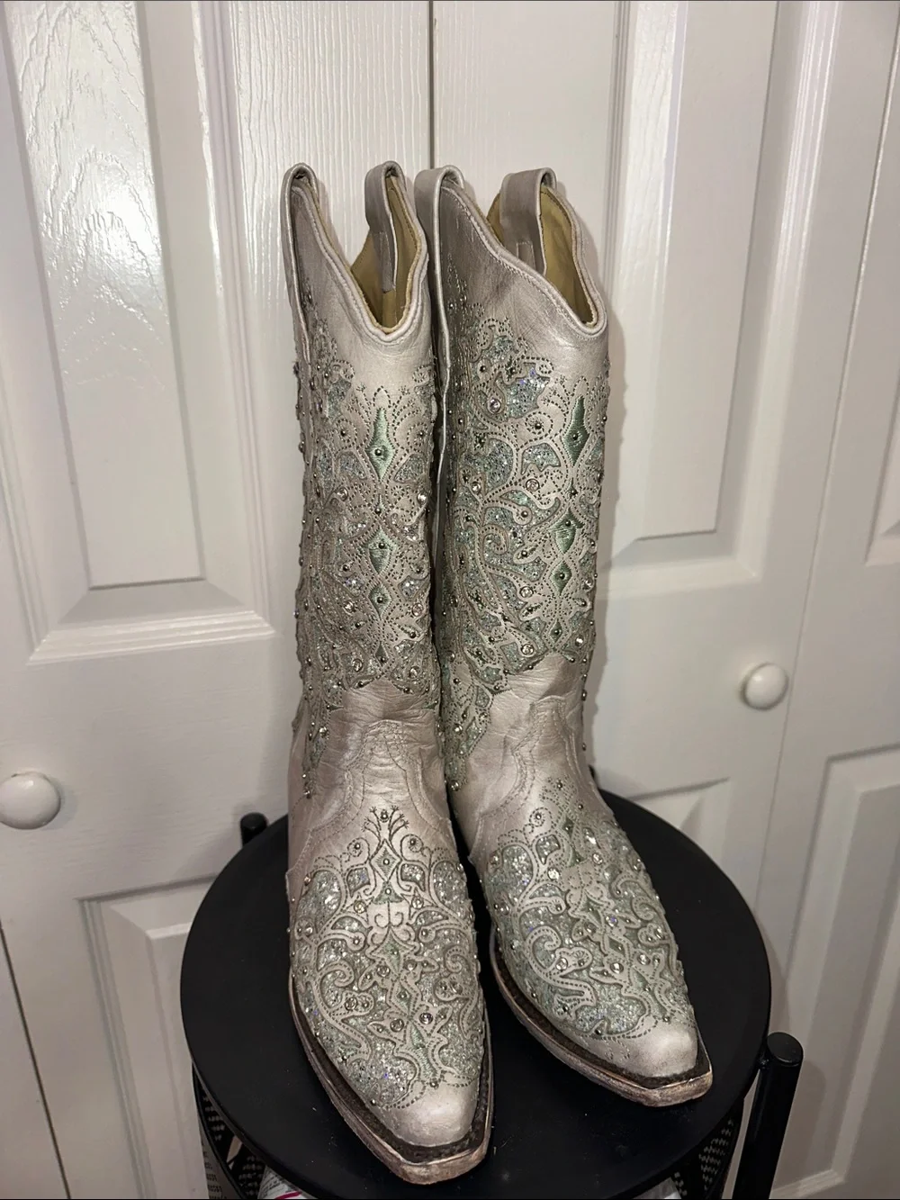 CORRAL Handmade glitter Inlay western Boots